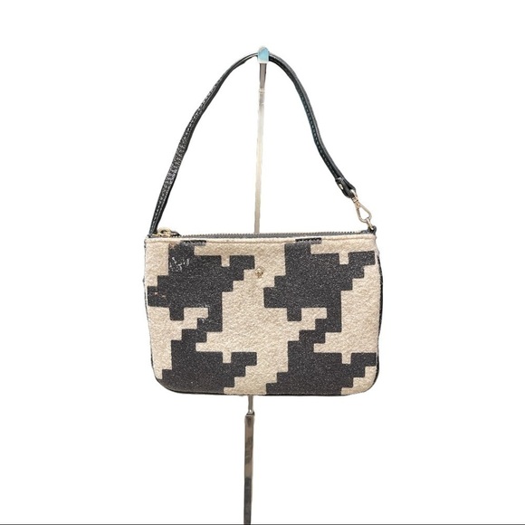 Kate Spade ♠️ Houndstooth Twinkle Harmony Alabama Tote and Wristlet 2-Piece - Picture 4 of 11